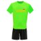 Marškinėliai sporty neon vaikams su vėliavėle ant nugaros