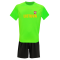 Marškinėliai sporty neon vaikams su vėliavėle ant nugaros