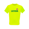 Marškinėliai sporty neon vaikams su vėliavėle ant nugaros