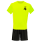Marškinėliai sporty neon vaikams su vėliavėle ant nugaros