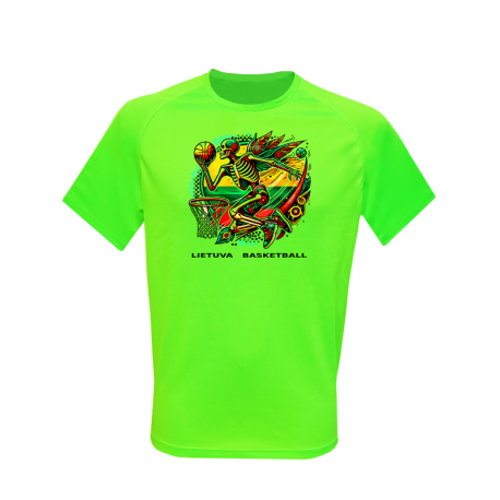 Marškinėliai sporty neon unisex