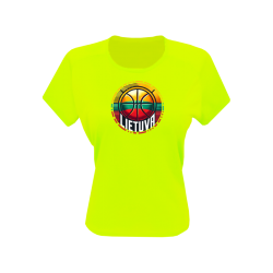 Marškinėliai sporty neon moterims