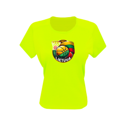 Marškinėliai sporty neon moterims