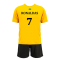 Sportiniai futbolo marškinėliai vaikams su vėliavėle ant nugaros 6 - 12 m.